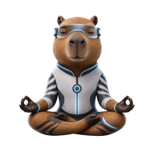 eFlexLab tech capybara mascot